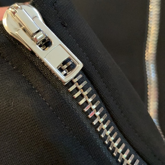 Givenchy Black Ruffle Hem Side Zipper Pencil Skirt - Picture 10 of 16